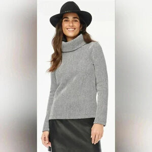 J. Crew Funnelneck pullover Fleece sweater.  Size s